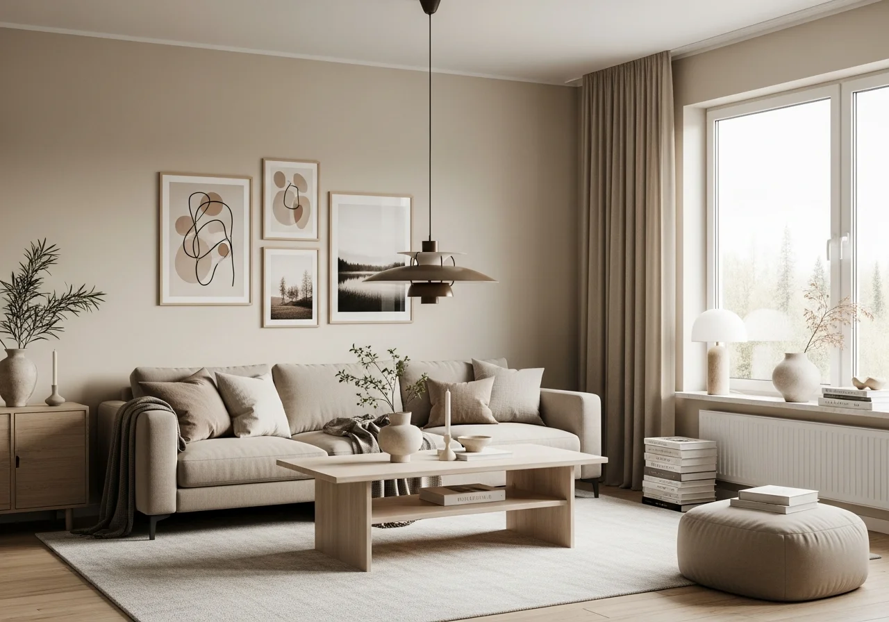 Modern living room interior