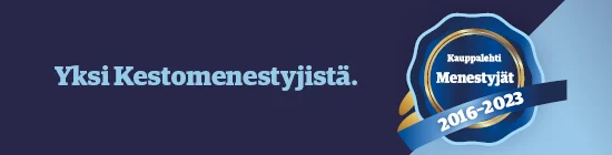 Kauppalehden Kestomenestyjä 8 vuotta